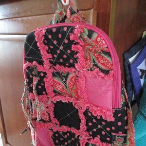 Medium Size Multicolored Cloth Backpack